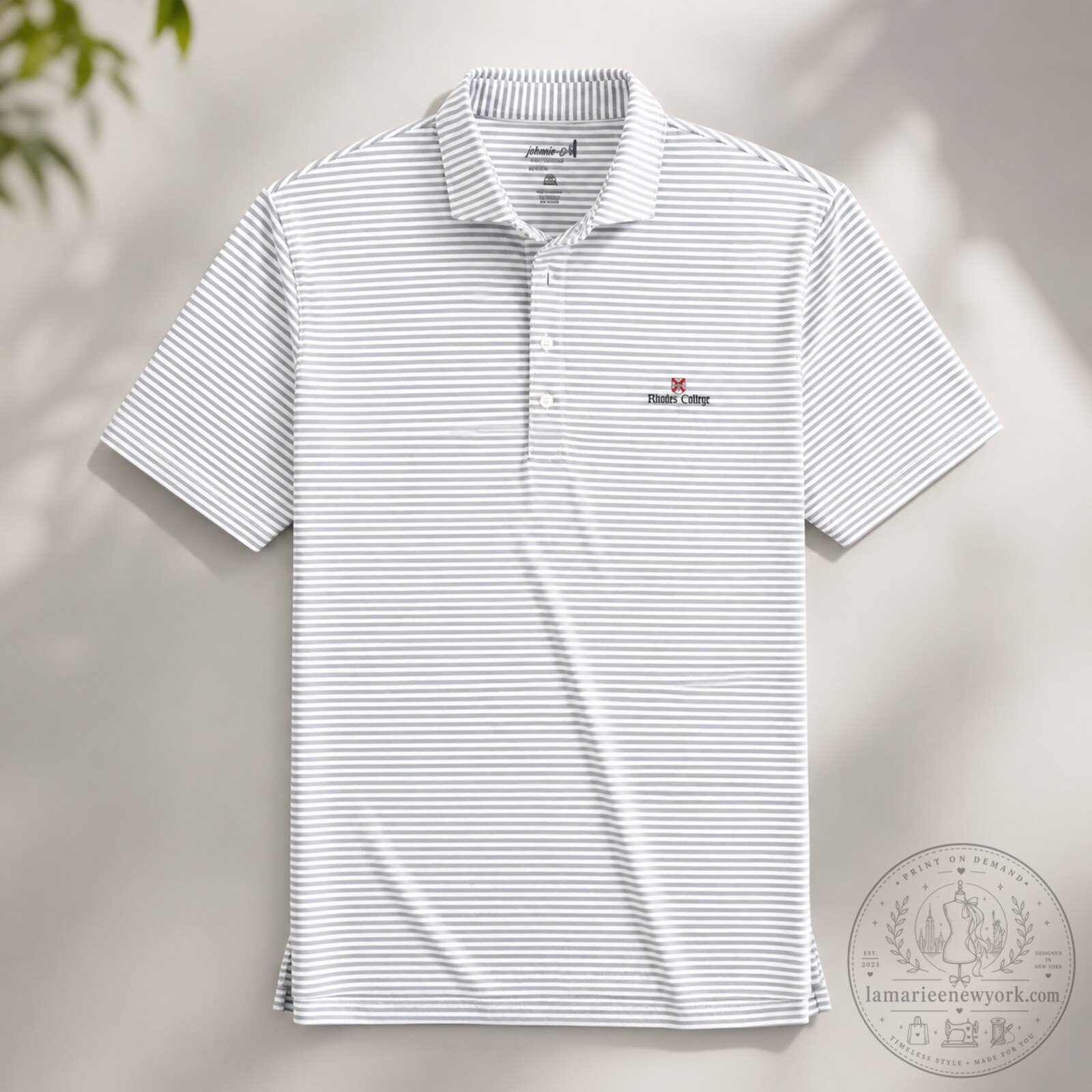 Justin BieberJohnnie O Rhodes College Lynx Polo Shirt 4 Justin BieberJohnnie O Rhodes College Lynx Polo Shirt