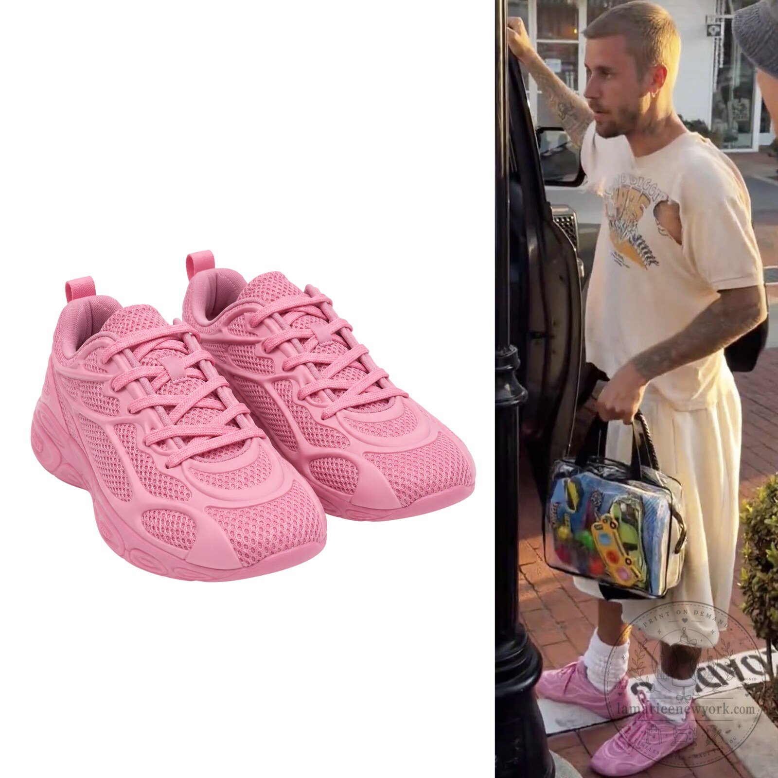 Justin Bieber Skylrk Matterdaddies Pinky Sneakers