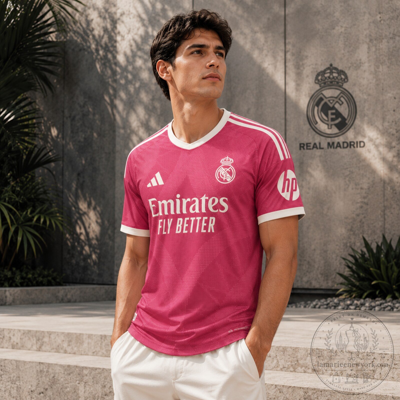 Real Madrid FC 26/27 Third Pink Jersey Shirt 5 Real Madrid FC 26/27 Third Pink Jersey Shirt