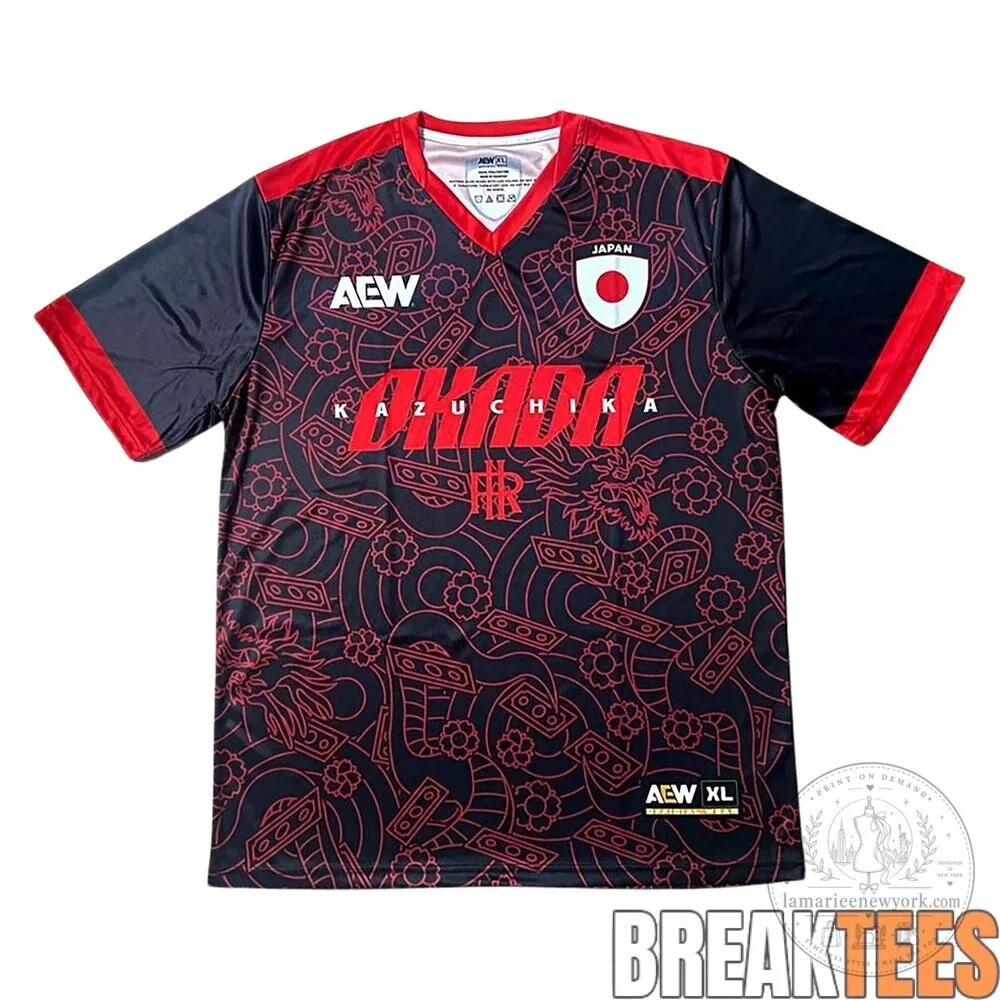 All Elite Wrestling Kazuchika Okada Japan Tournament Collection Jersey