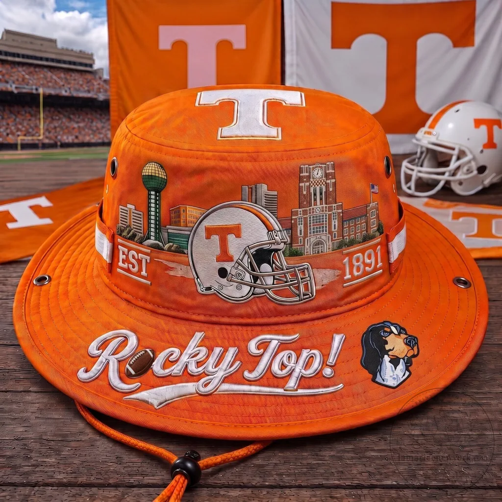 University of Tennessee Volunteers Rocky Top Football Boonie Hat University of Tennessee Volunteers Rocky Top Football Boonie Hat