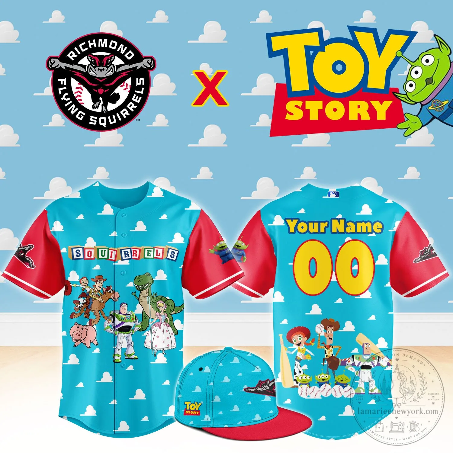 …RF.Squirrels Toy Story Night Limited Custom Jersey
