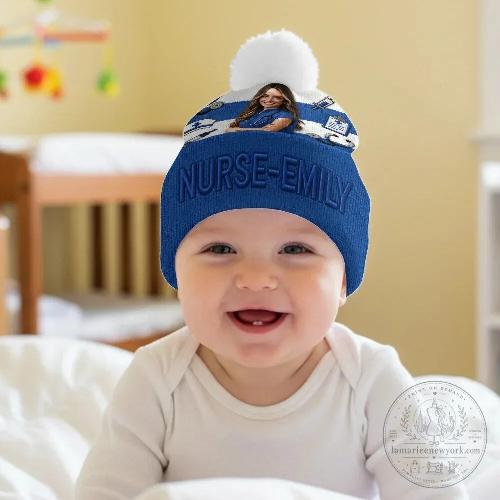 Personalized Nurse Life Photo Winter Hat Custom Healthcare Worker Beanie Gift 21 Personalized Nurse Life Photo Winter Hat Custom Healthcare Worker Beanie Gift