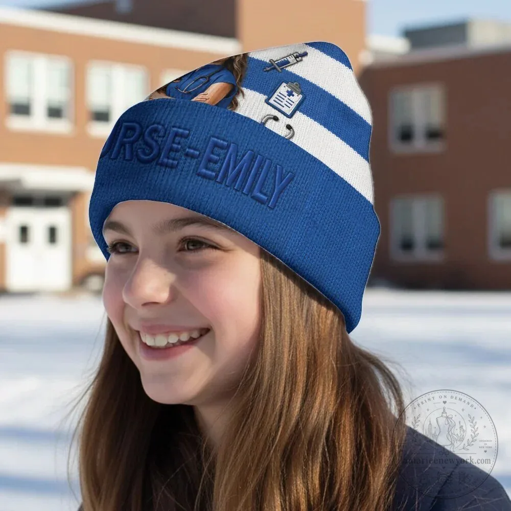 Personalized Nurse Life Photo Winter Hat Custom Healthcare Worker Beanie Gift 26 Personalized Nurse Life Photo Winter Hat Custom Healthcare Worker Beanie Gift