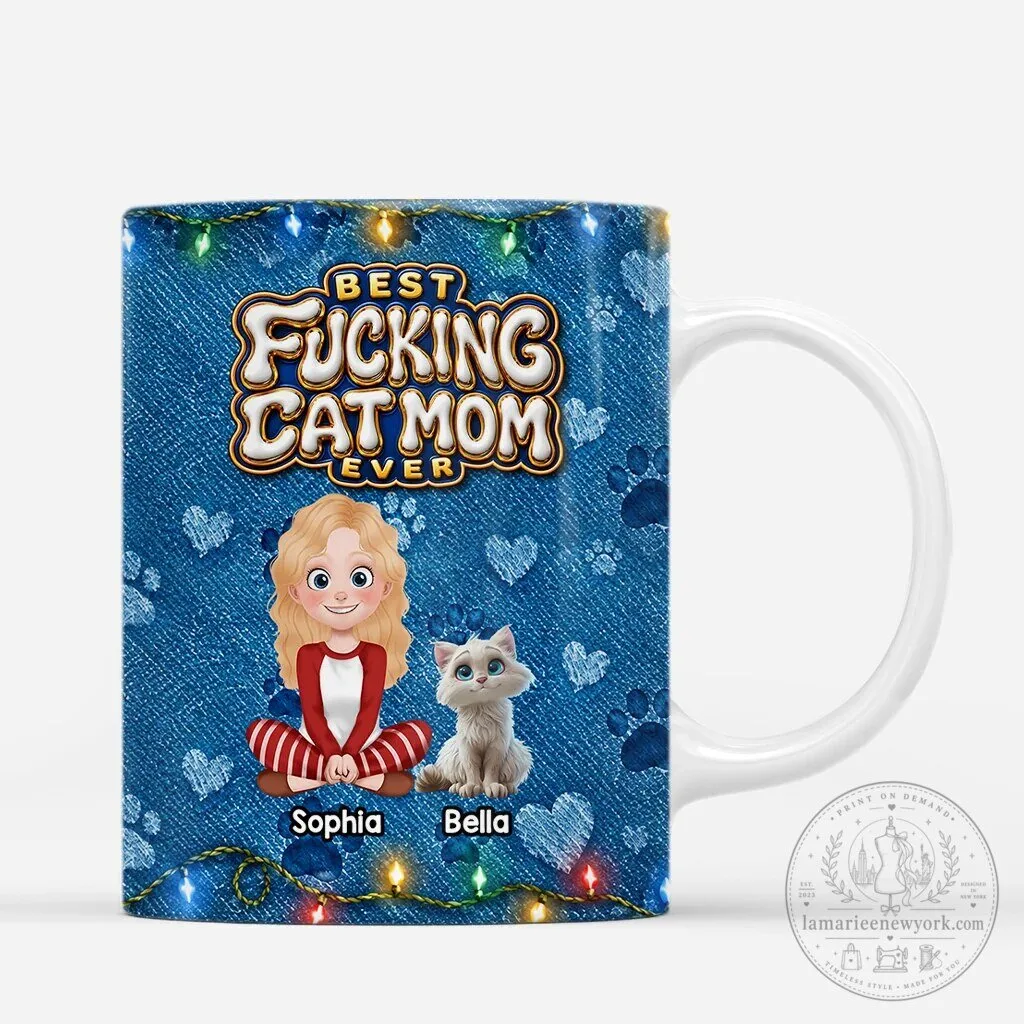 Best Fucking Dog Dad Ever Personalized Mug with Cartoon Boy and Corgi 7 Best Fucking Dog Dad Ever Personalized Mug with Cartoon Boy and Corgi