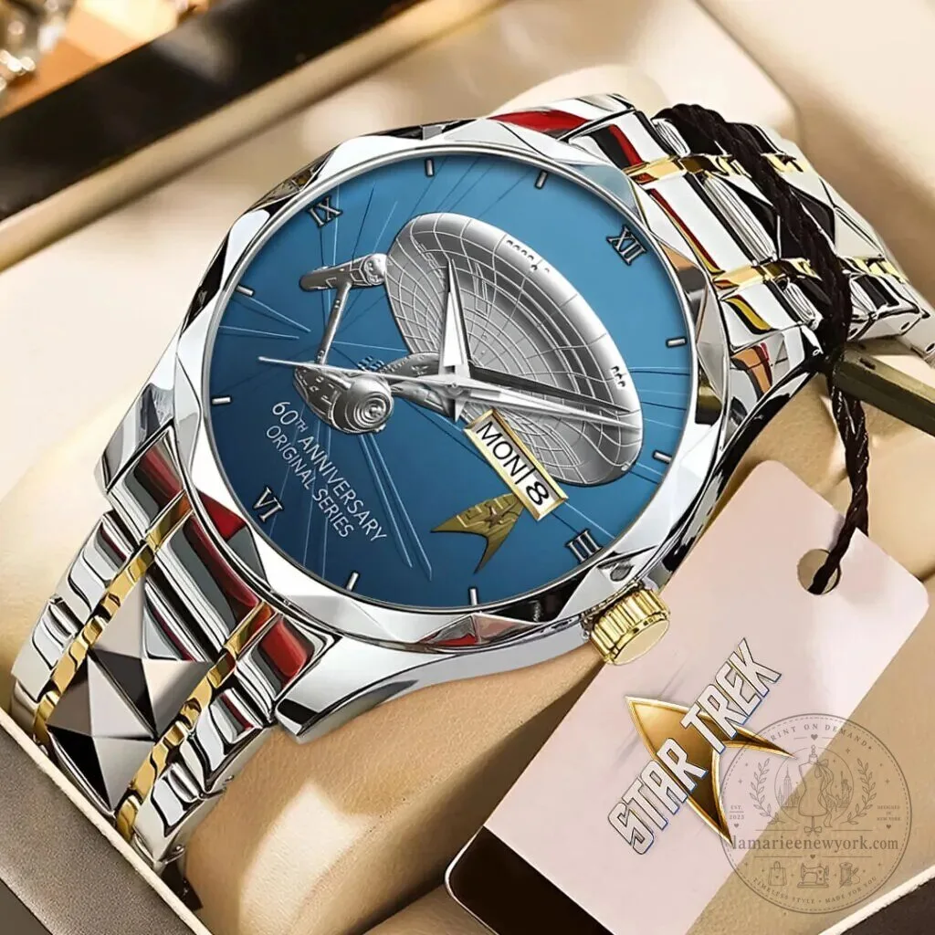 Star Trek Original Series 60th Anniversary Enterprise Luxury Watch