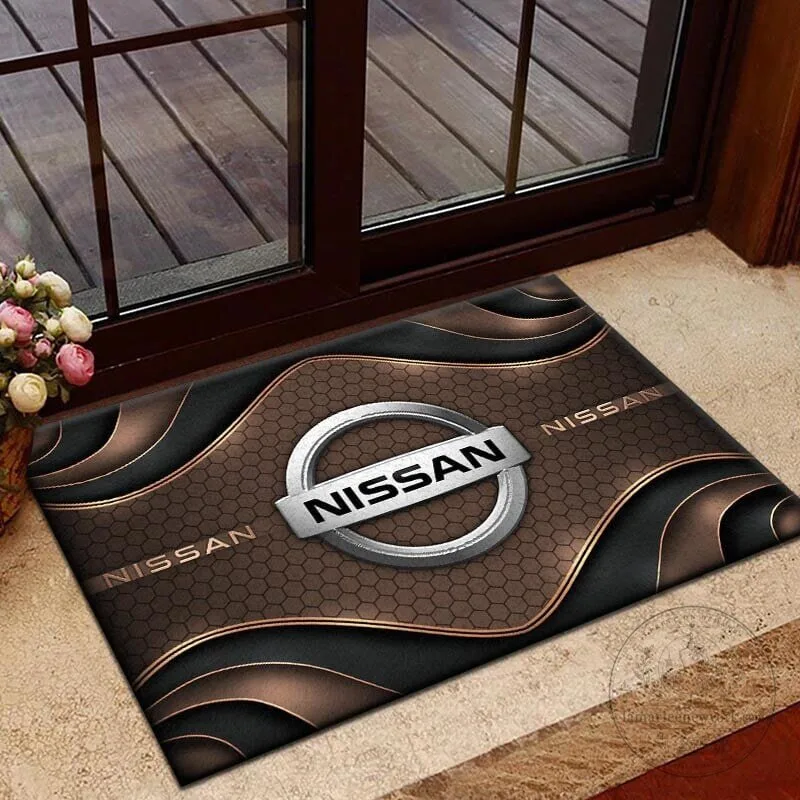 Nissan Logo Yellow Hexagon Pattern Welcome Home Doormat 9 Nissan Logo Yellow Hexagon Pattern Welcome Home Doormat