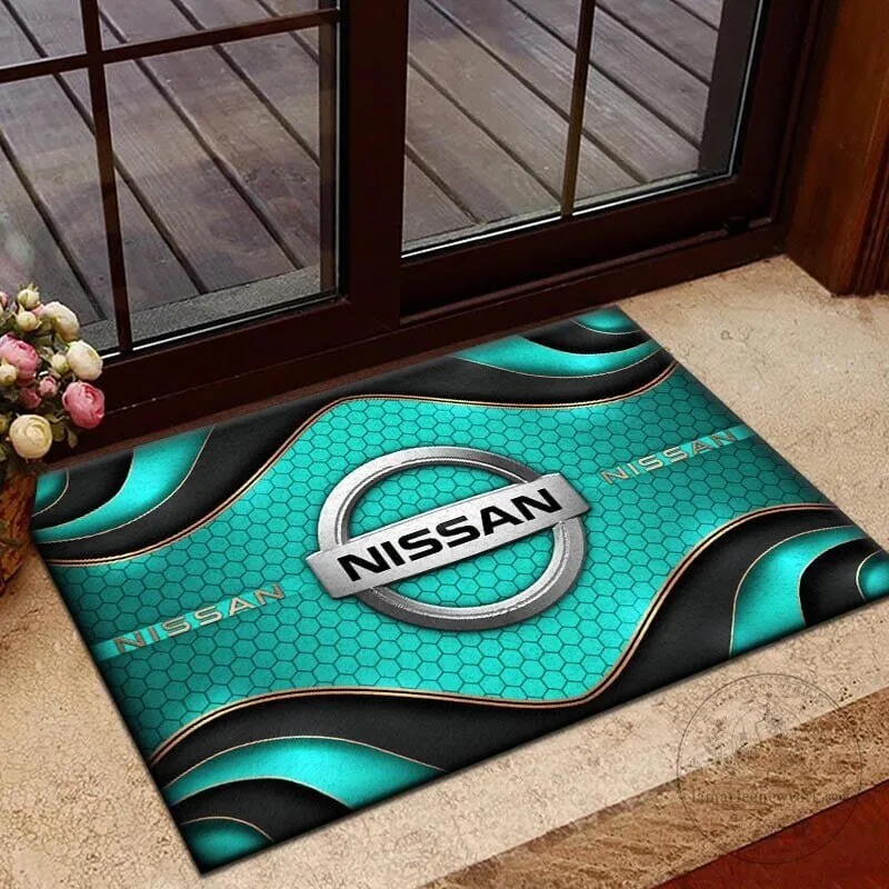 Nissan Logo Yellow Hexagon Pattern Welcome Home Doormat 10 Nissan Logo Yellow Hexagon Pattern Welcome Home Doormat