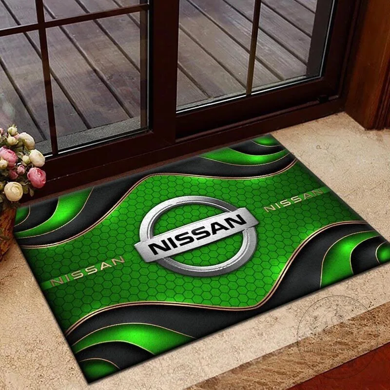Nissan Logo Yellow Hexagon Pattern Welcome Home Doormat 11 Nissan Logo Yellow Hexagon Pattern Welcome Home Doormat
