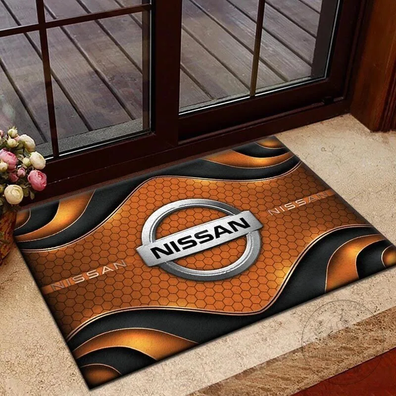 Nissan Logo Yellow Hexagon Pattern Welcome Home Doormat 13 Nissan Logo Yellow Hexagon Pattern Welcome Home Doormat