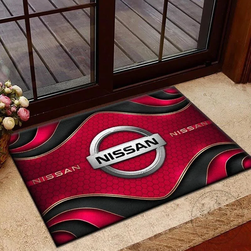Nissan Logo Yellow Hexagon Pattern Welcome Home Doormat 14 Nissan Logo Yellow Hexagon Pattern Welcome Home Doormat