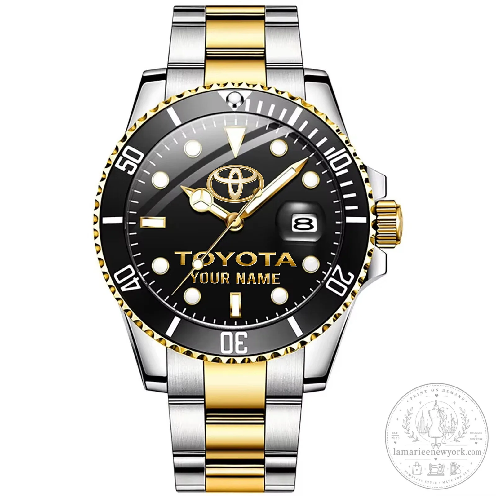 Toyota Custom Name Premium Design Men Quartz Watch 11 Toyota Custom Name Premium Design Men Quartz Watch