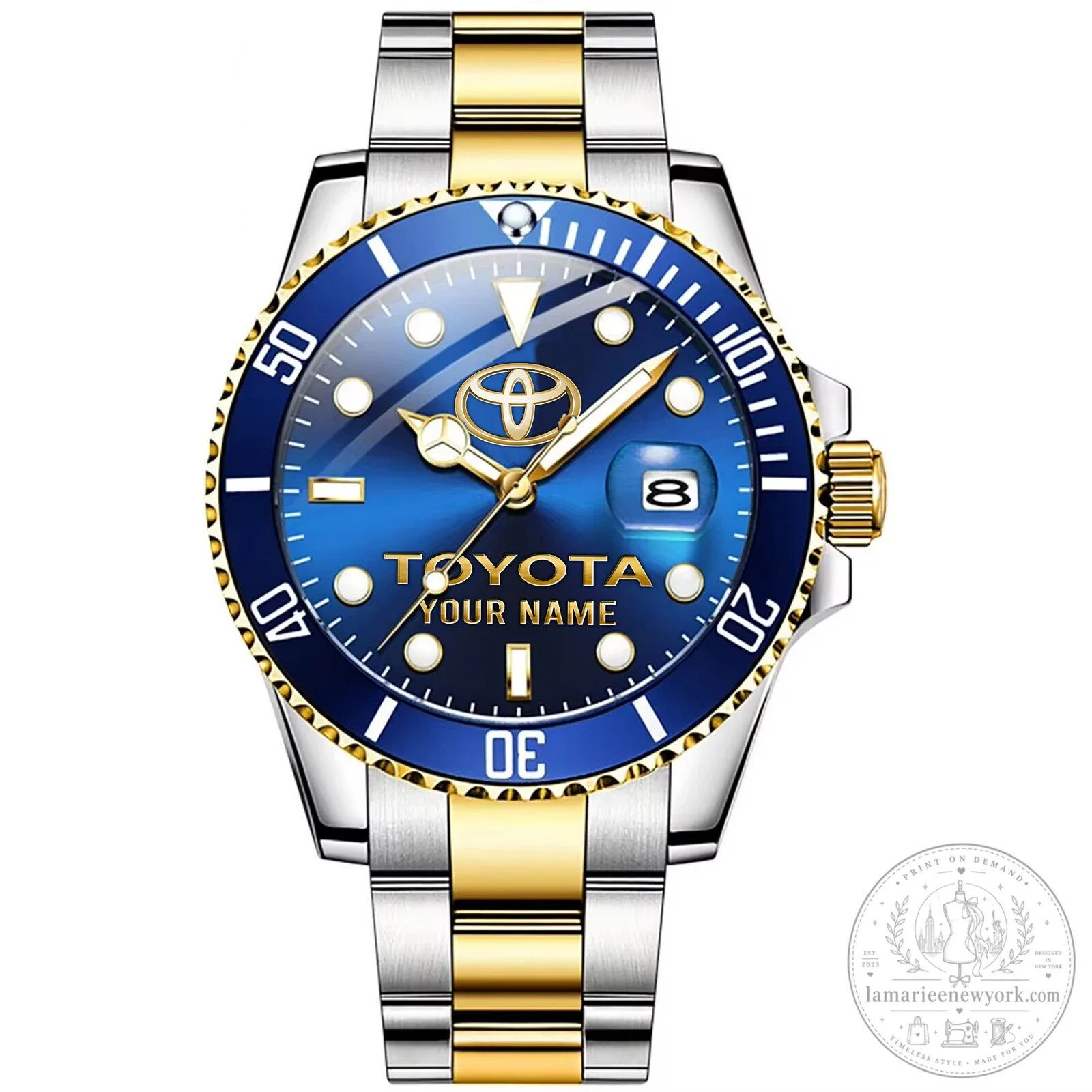 Toyota Custom Name Premium Design Men Quartz Watch 12 Toyota Custom Name Premium Design Men Quartz Watch