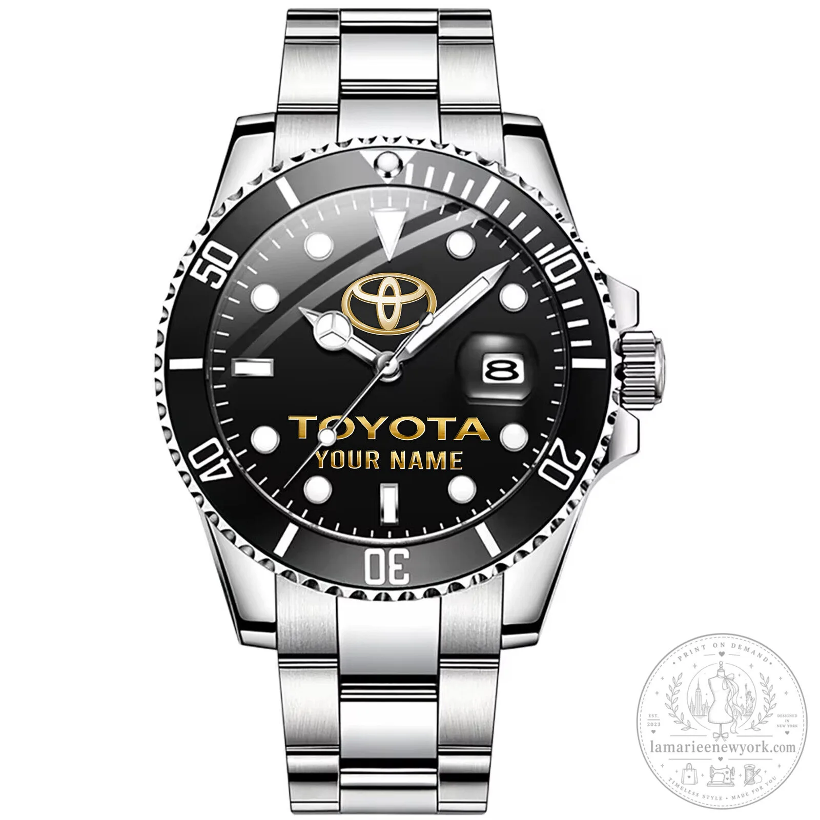 Toyota Custom Name Premium Design Men Quartz Watch 13 Toyota Custom Name Premium Design Men Quartz Watch