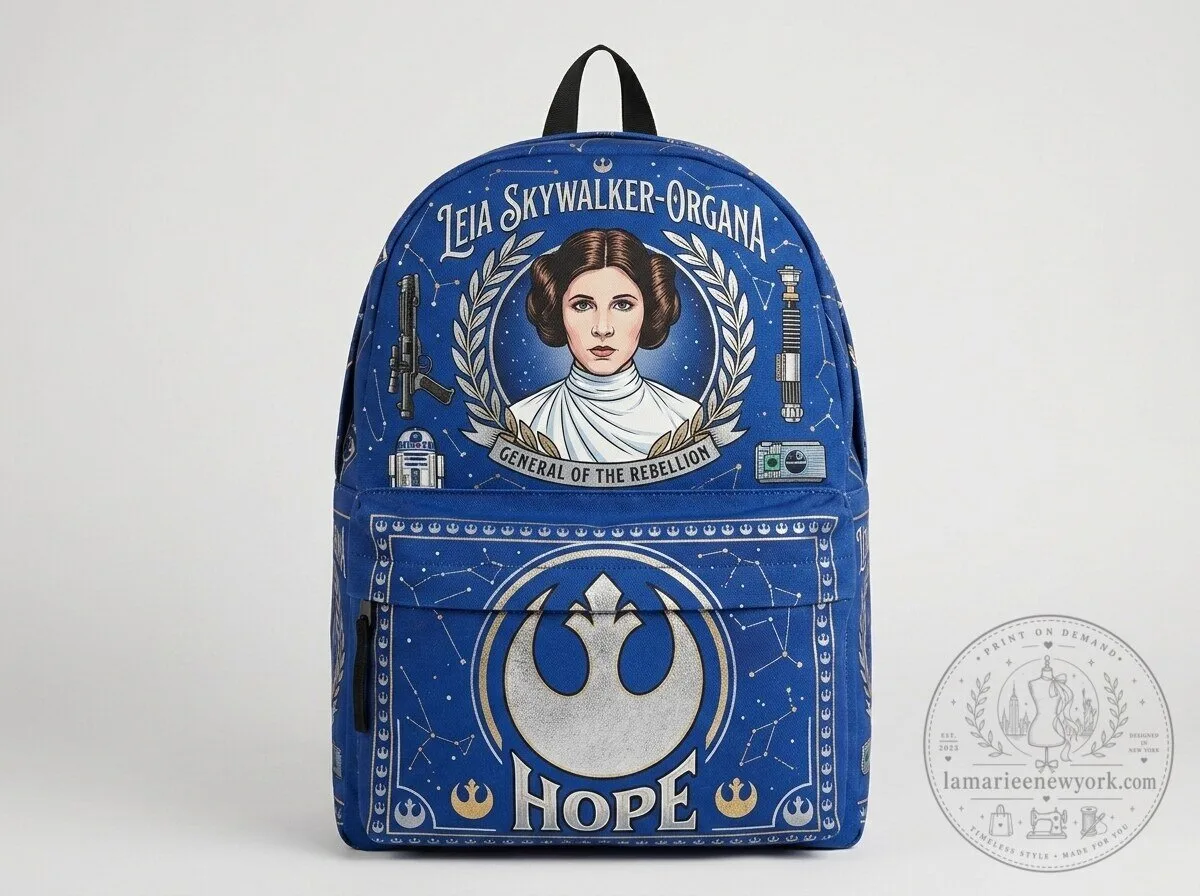 Star Wars Princess Leia Skywalker Organa General of the Rebellion Backpack