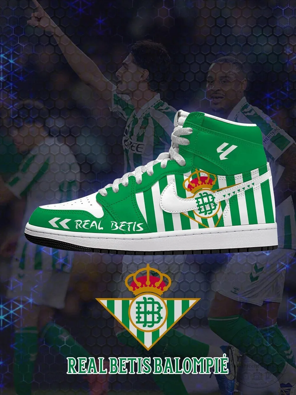 Real Betis Balompi&eacute; La Liga High-Top Sneakers