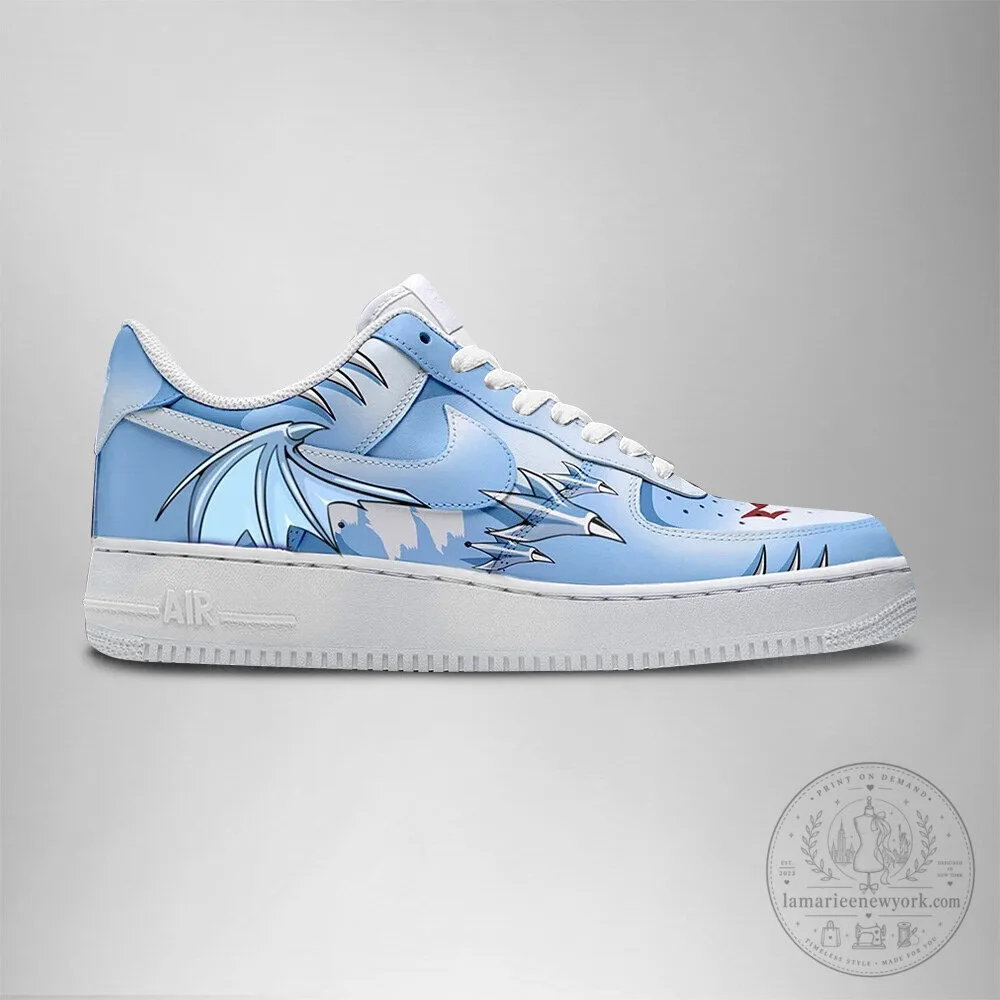 Blue-Eyes Ultimate Dragon Yu-Gi-Oh! Custom Anime Embossed Logo Shoes 4 Blue-Eyes Ultimate Dragon Yu-Gi-Oh! Custom Anime Embossed Logo Shoes