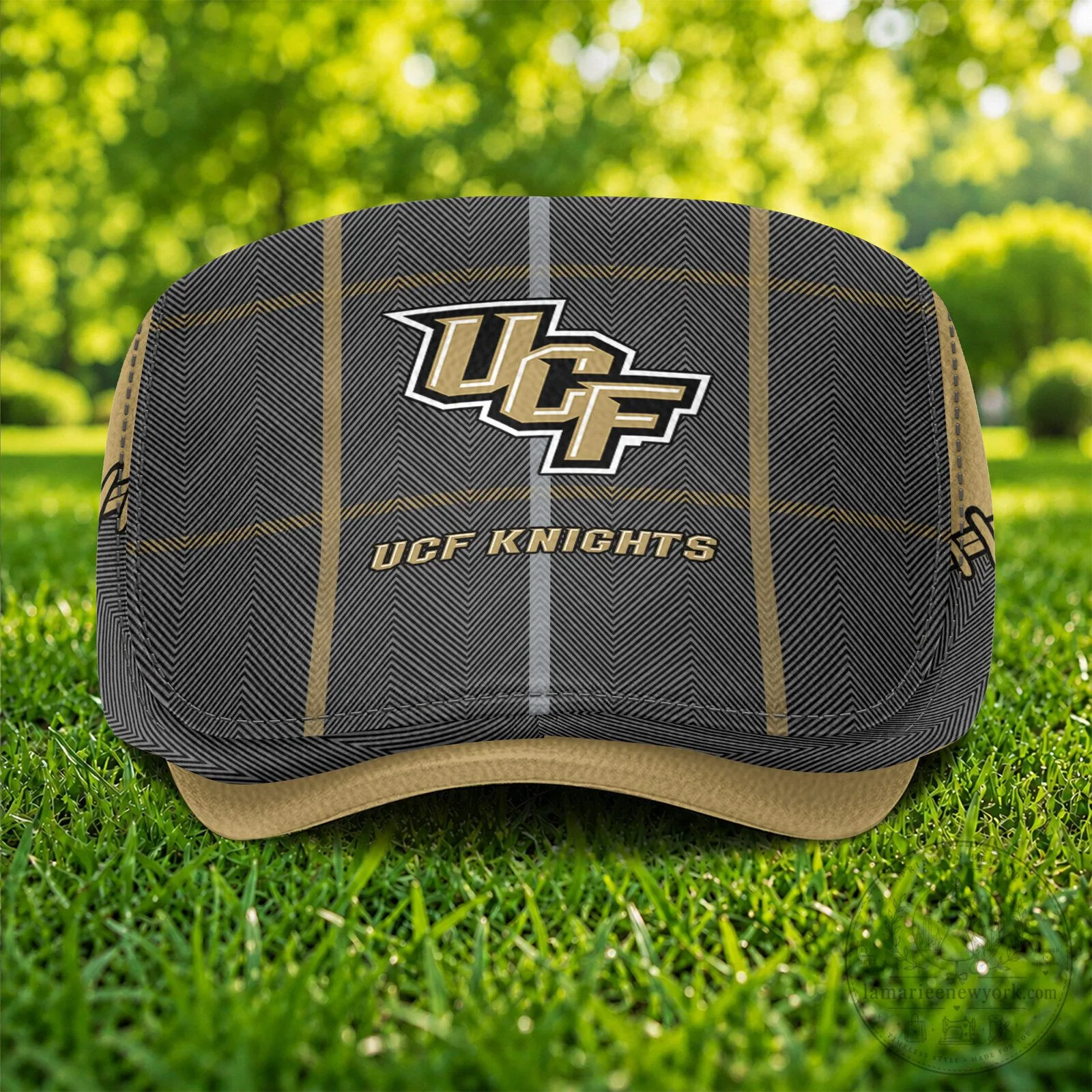 University of Central Florida Knights Plaid Pattern Flat Cap Hat 6 University of Central Florida Knights Plaid Pattern Flat Cap Hat