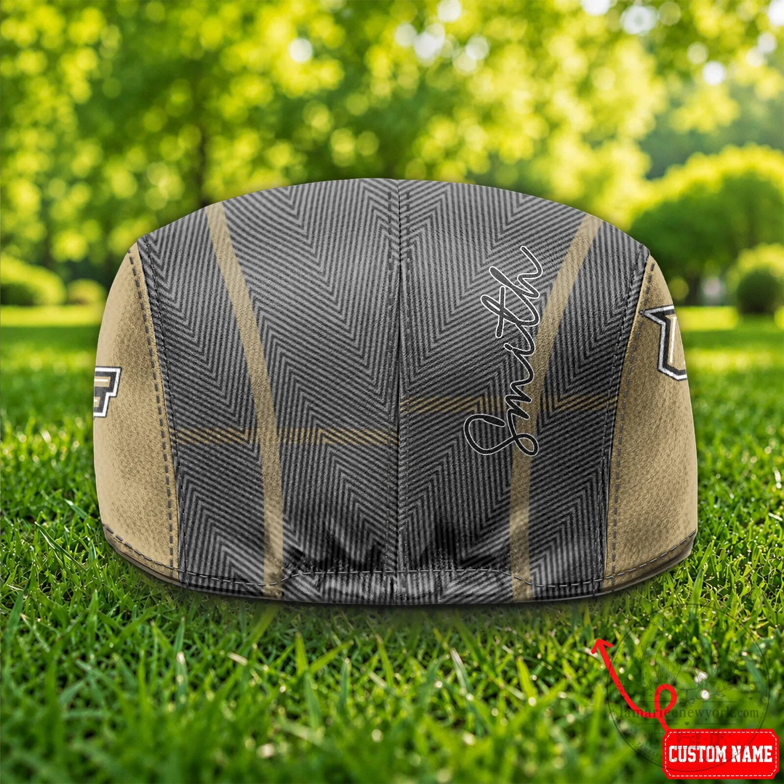 University of Central Florida Knights Plaid Pattern Flat Cap Hat 7 University of Central Florida Knights Plaid Pattern Flat Cap Hat