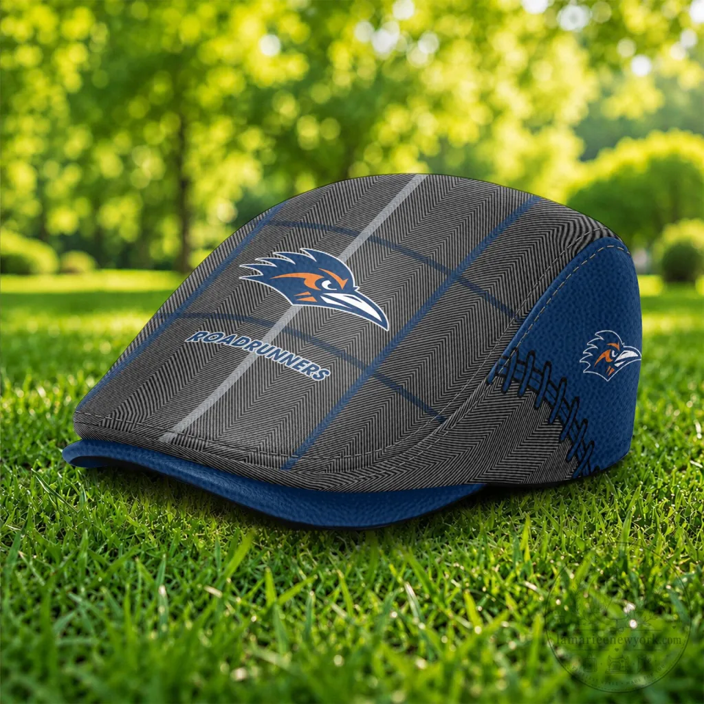 UTSA Roadrunners NCAA Flat Cap Golfing Hat UTSA Roadrunners NCAA Flat Cap Golfing Hat