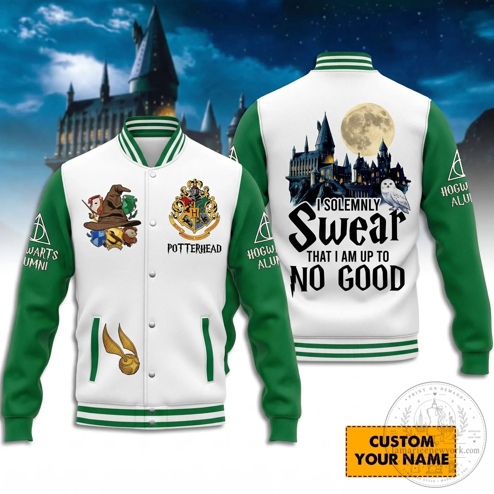 Harry Potter Hogwarts I Solemnly Swear That I Am Up To No Good Jacket