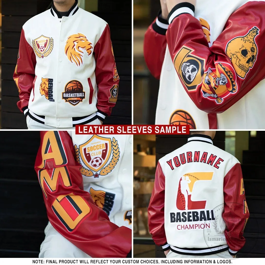 Custom Green Gold Black Lion Scratch Brush Stroke Varsity Letterman Hoodie Jacket 7 Custom Green Gold Black Lion Scratch Brush Stroke Varsity Letterman Hoodie Jacket