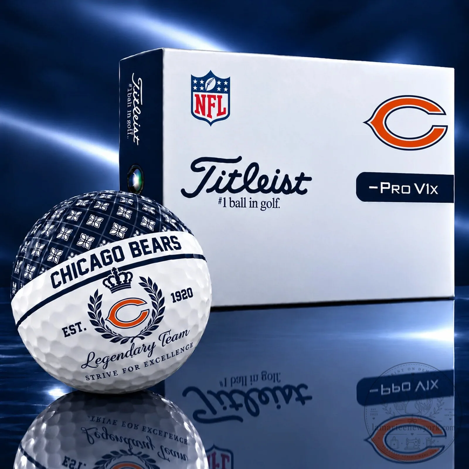 Chicago Bears NFL Legendary Team Golf Ball