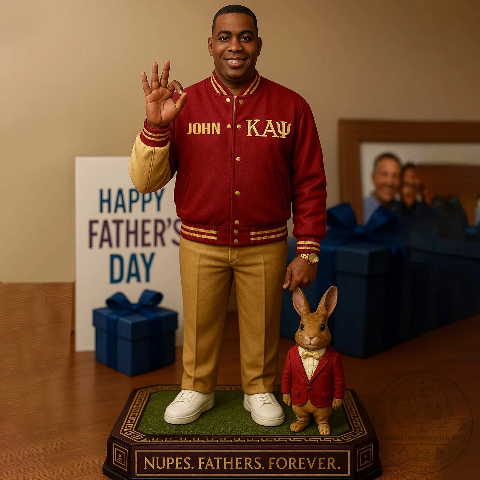 Kappa Alpha Psi Fraternity John Kappa Alpha Psi Father's Day Figurine