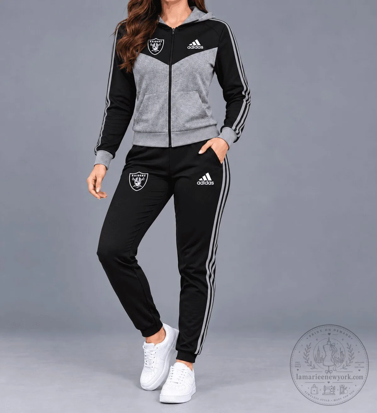 Las Vegas Raiders NFL Classic Heritage Full Zip Hoodie for Women 1 Las Vegas Raiders NFL Classic Heritage Full Zip Hoodie for Women