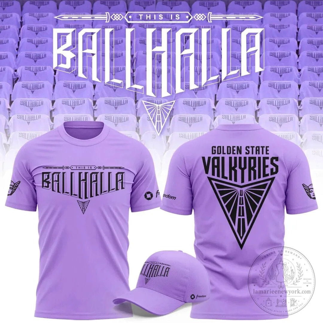 Golden State Valkyries Ballhalla Loud Purple T-Shirt