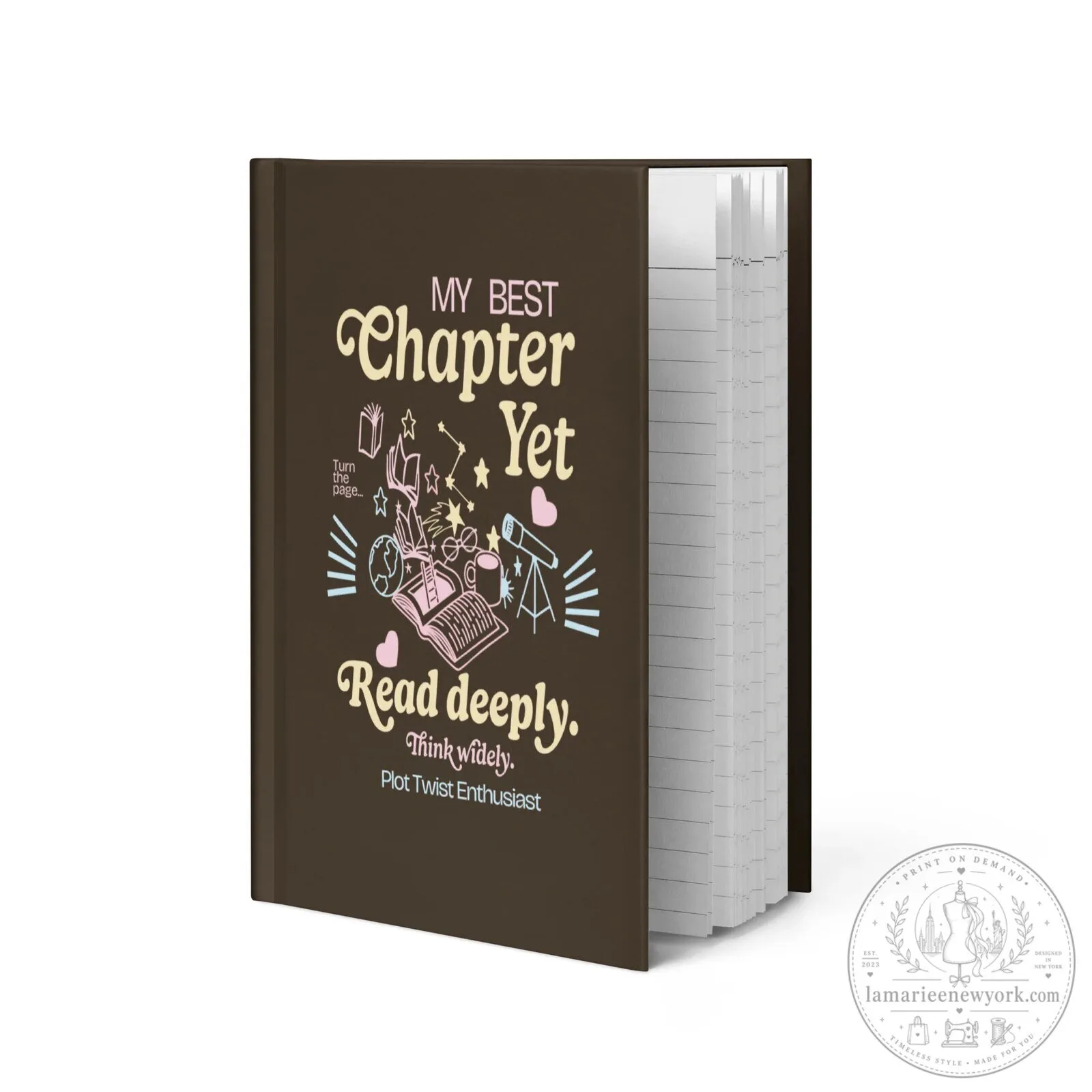 My Best Chapter Yet Reading Lover Hardcover Journal Notebook