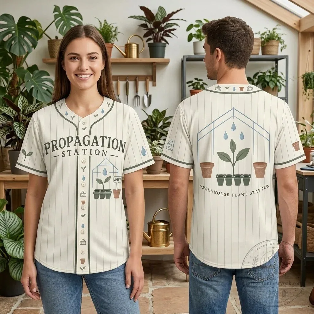Propagation Station Greenhouse Plant Starter Baseball Jersey