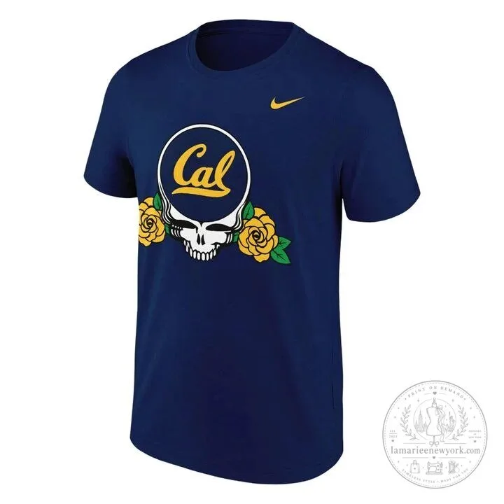 California Golden Bears Football Grateful Dead Steal Your Face Skull T-Shirt 4 California Golden Bears Football Grateful Dead Steal Your Face Skull T-Shirt