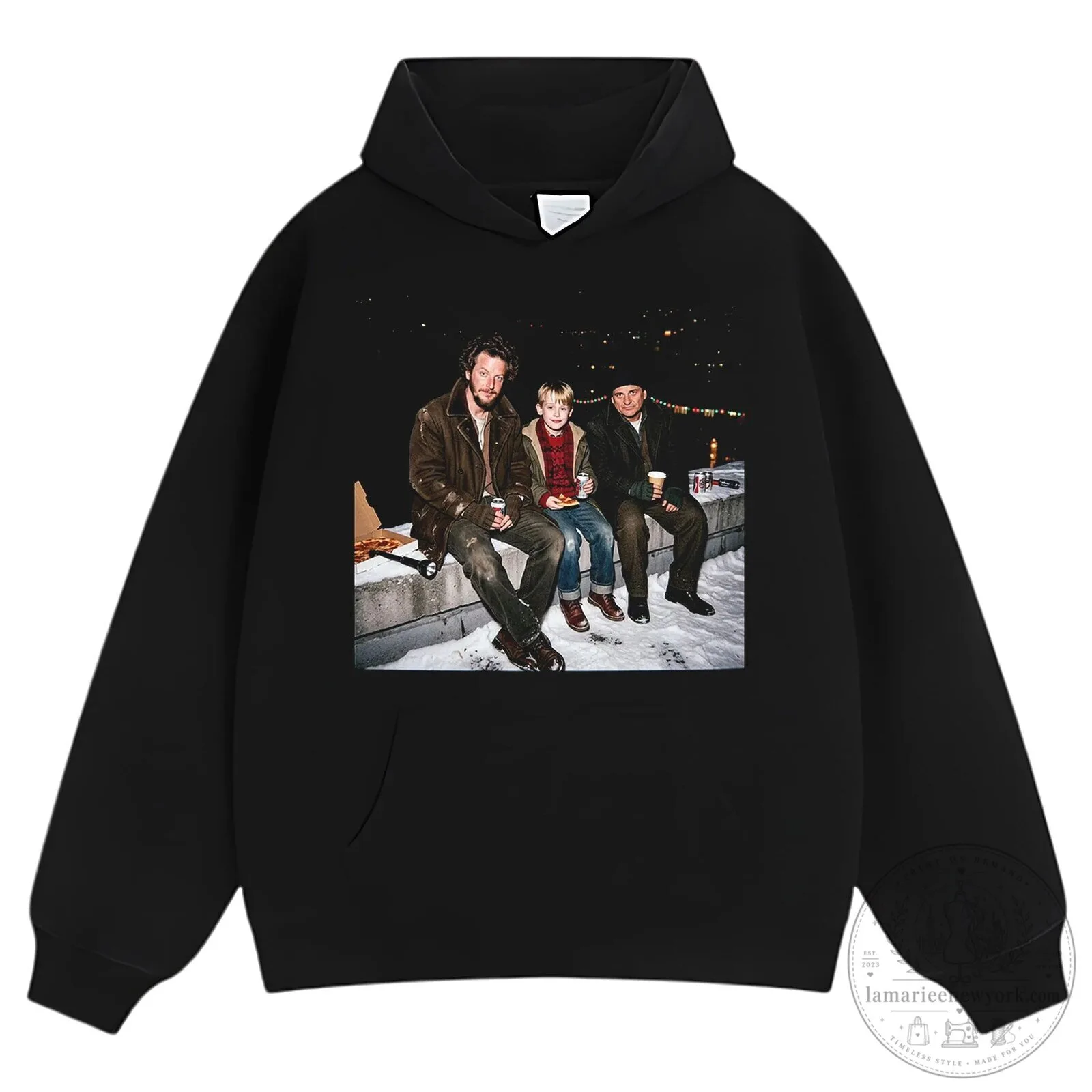Home Alone Movie Poster Kevin McCallister Christmas Black T-Shirt 13 Home Alone Movie Poster Kevin McCallister Christmas Black T-Shirt