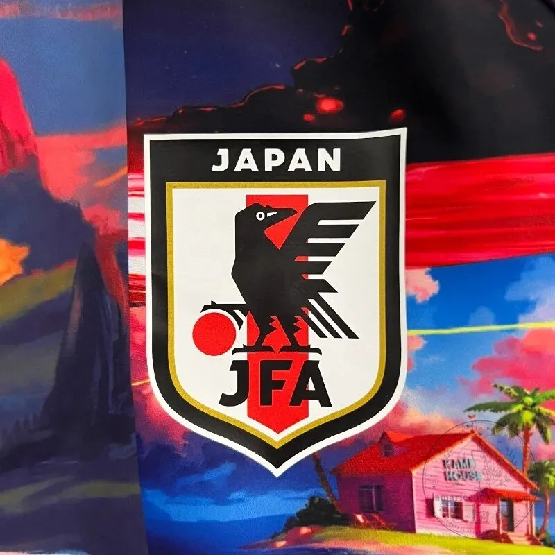 Japan Football Association Anime Collage Reversible Full-Zip Jacket 18 Japan Football Association Anime Collage Reversible Full-Zip Jacket