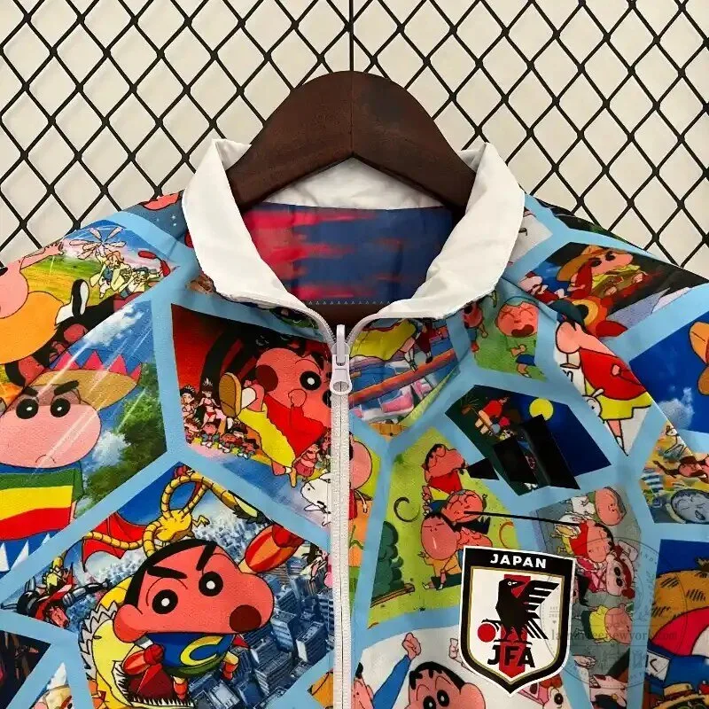 Japan Football Association Anime Collage Reversible Full-Zip Jacket 26 Japan Football Association Anime Collage Reversible Full-Zip Jacket
