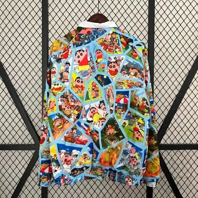 Japan Football Association Anime Collage Reversible Full-Zip Jacket 31 Japan Football Association Anime Collage Reversible Full-Zip Jacket