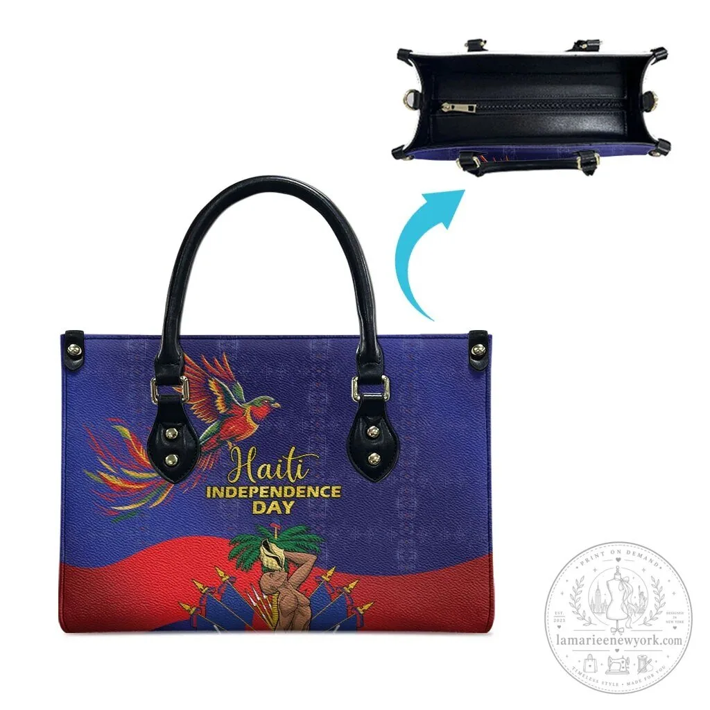 Haiti Independence Day Flag Leather Handbag Ayiti Freedom Heritage Bag 8 Haiti Independence Day Flag Leather Handbag Ayiti Freedom Heritage Bag