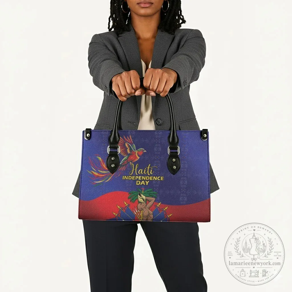 Haiti Independence Day Flag Leather Handbag Ayiti Freedom Heritage Bag 9 Haiti Independence Day Flag Leather Handbag Ayiti Freedom Heritage Bag