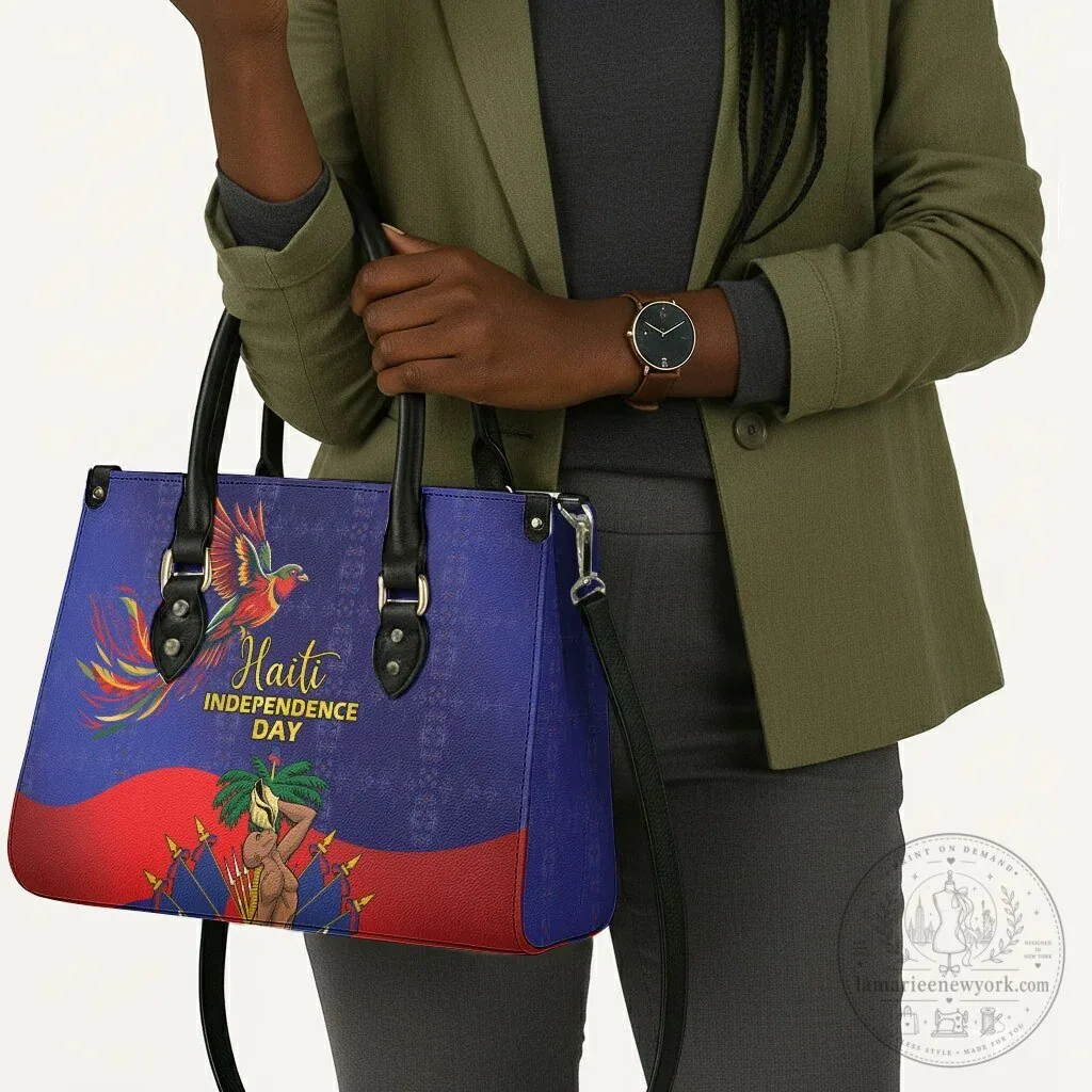 Haiti Independence Day Flag Leather Handbag Ayiti Freedom Heritage Bag 10 Haiti Independence Day Flag Leather Handbag Ayiti Freedom Heritage Bag
