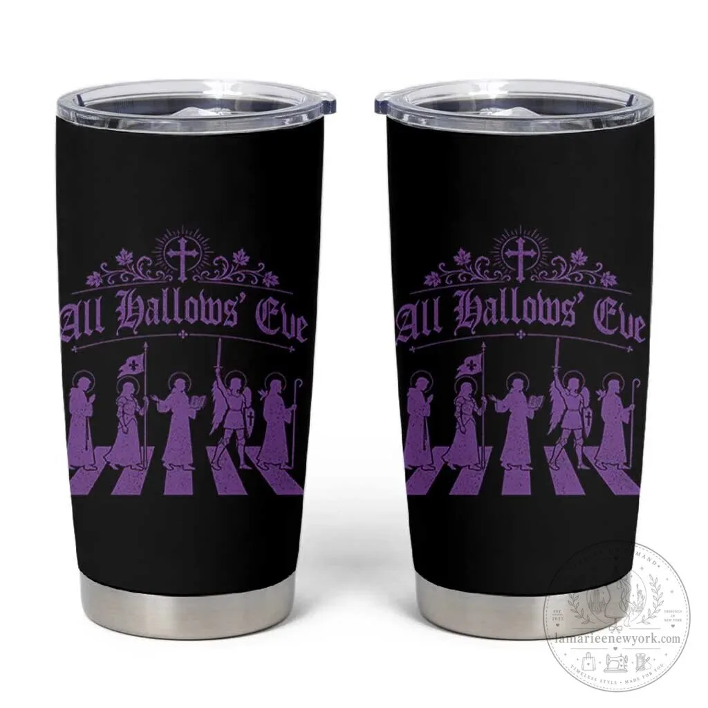 All Hallows' Eve Saintly Procession Halloween Insulated Tumbler