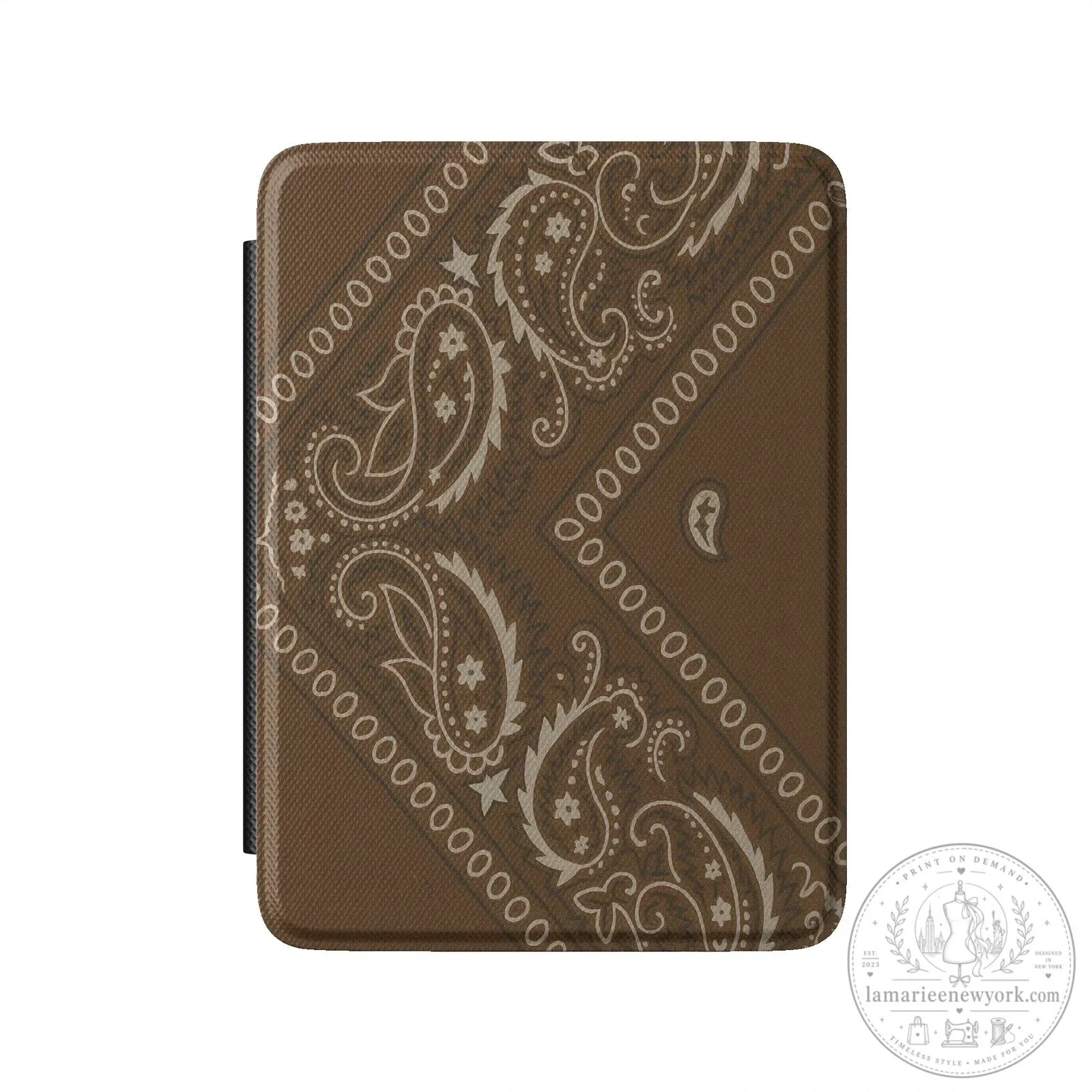 Brown Paisley Bandana Pattern E-Reader Case for Kindle Paperwhite 3 Brown Paisley Bandana Pattern E-Reader Case for Kindle Paperwhite