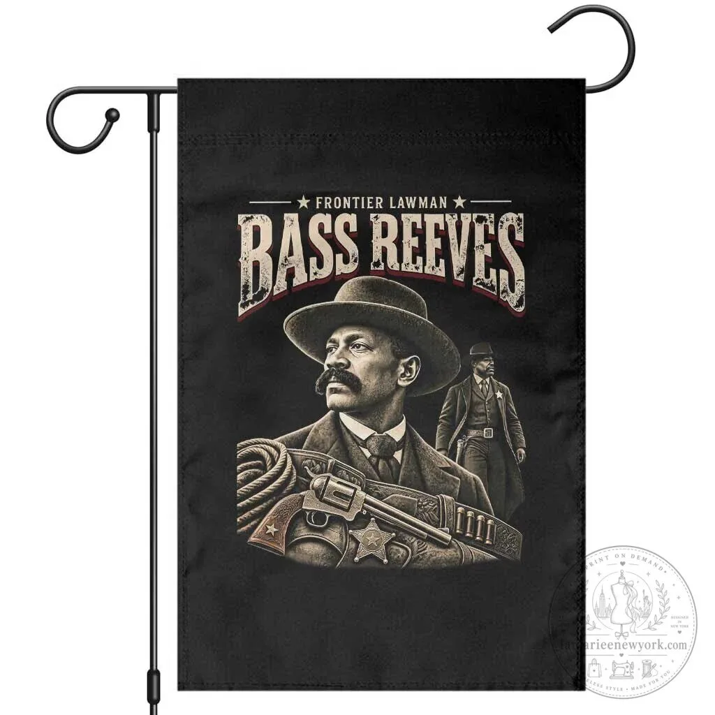 Bass Reeves Frontier Lawman Black History Month Garden Flag