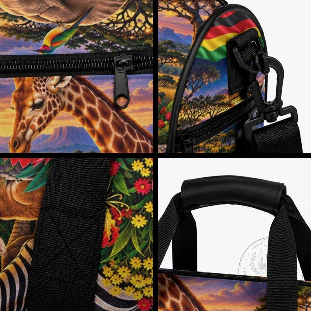 African Safari Wildlife Holy Family Christmas Nativity Scene Duffle Bag 6 African Safari Wildlife Holy Family Christmas Nativity Scene Duffle Bag