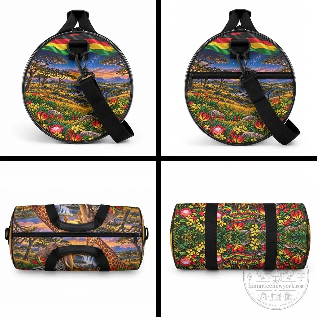 African Safari Wildlife Holy Family Christmas Nativity Scene Duffle Bag 7 African Safari Wildlife Holy Family Christmas Nativity Scene Duffle Bag