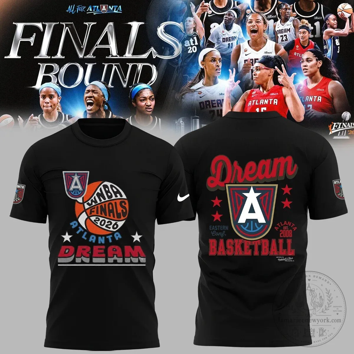 Eastern Conference Basketball T-Shirt for 2026 WNBA Finals Bound Atlanta Dream