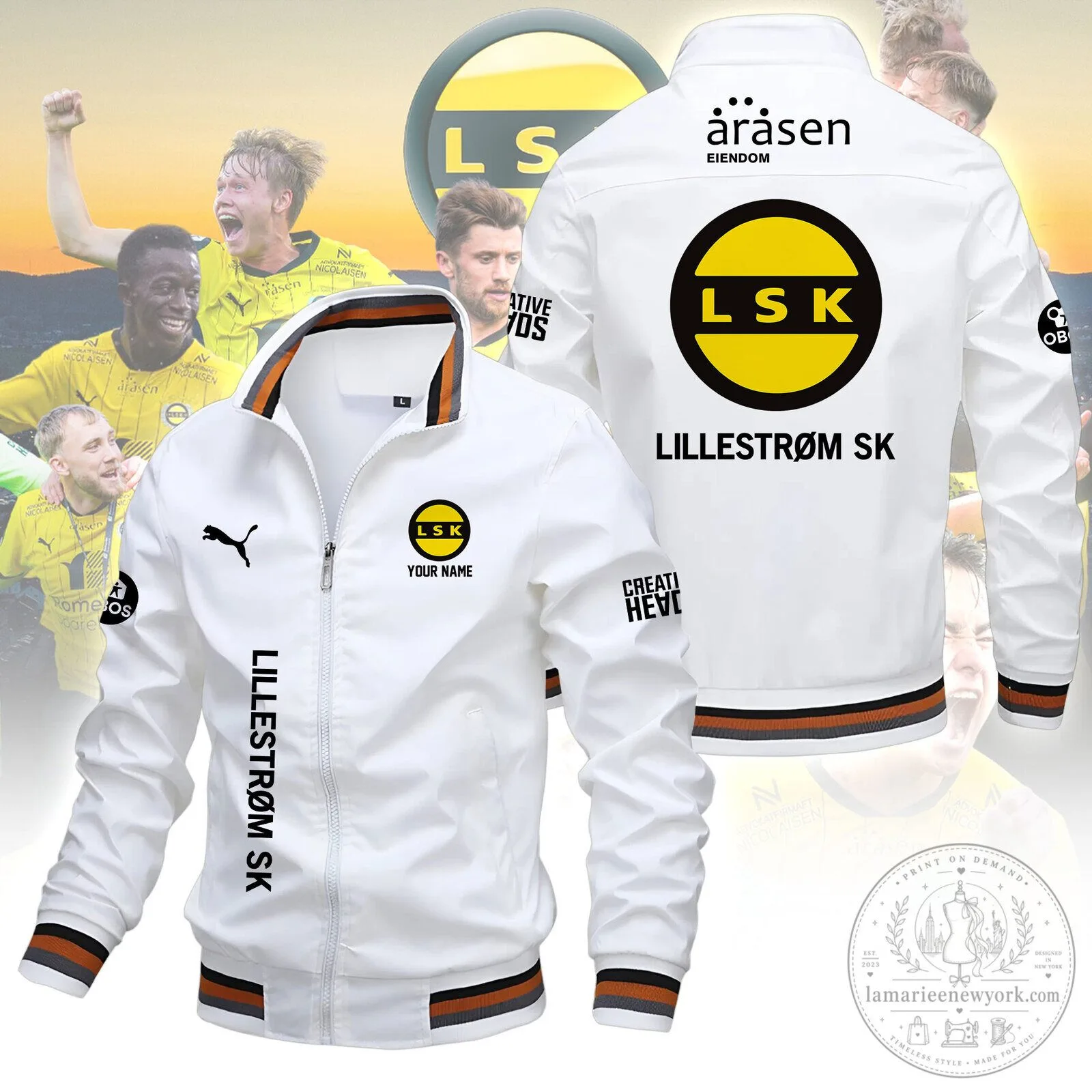 Lillestrøm Sportsklubb Football Club Fan Bomber Jacket