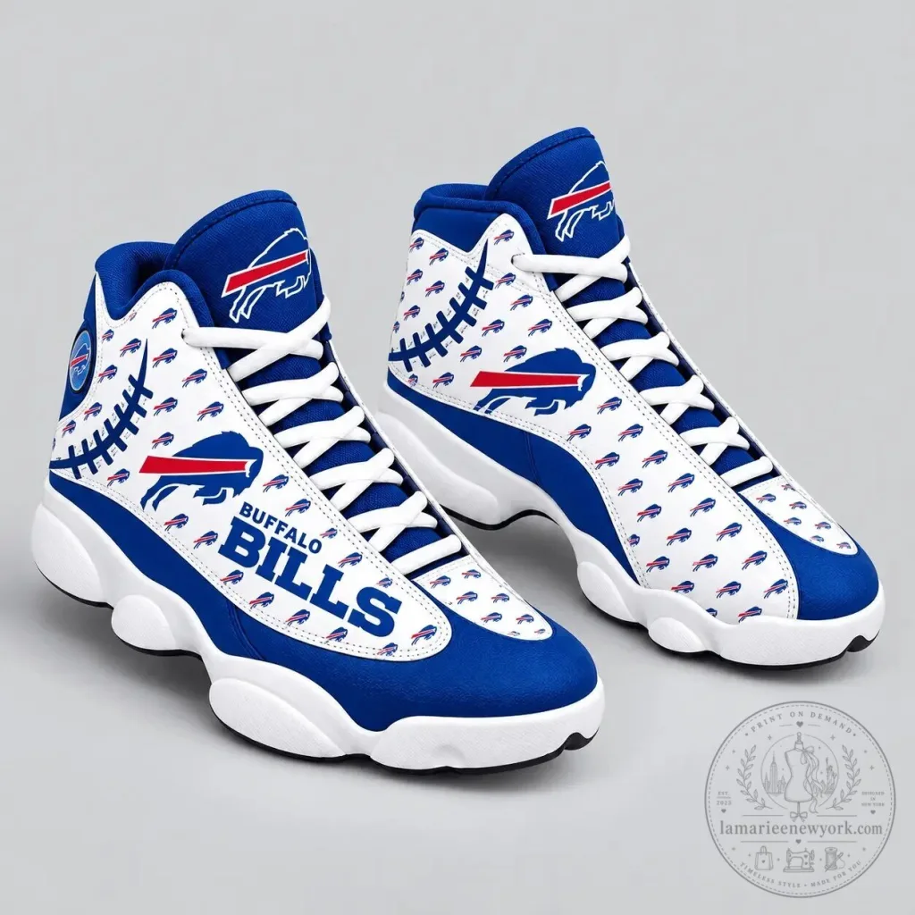 Buffalo Bills NFL Football Team High Top Sneakers for Men and Women Buffalo Bills NFL Football Team High Top Sneakers for Men and Women