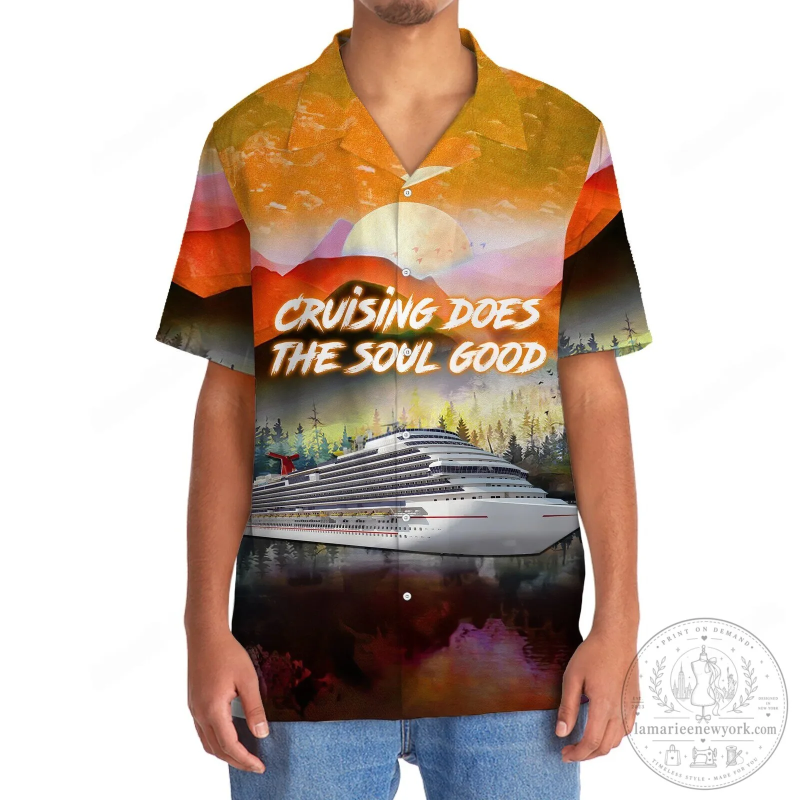 Cruising Does The Soul Good Cruise Ship Sunset Hawaiian Shirt 10 Cruising Does The Soul Good Cruise Ship Sunset Hawaiian Shirt