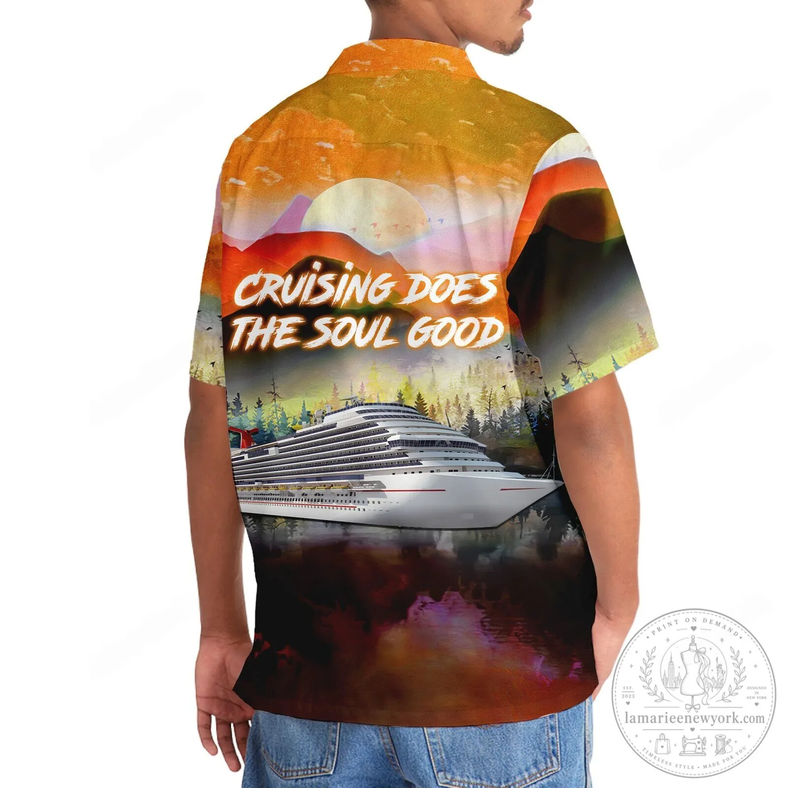 Cruising Does The Soul Good Cruise Ship Sunset Hawaiian Shirt 11 Cruising Does The Soul Good Cruise Ship Sunset Hawaiian Shirt